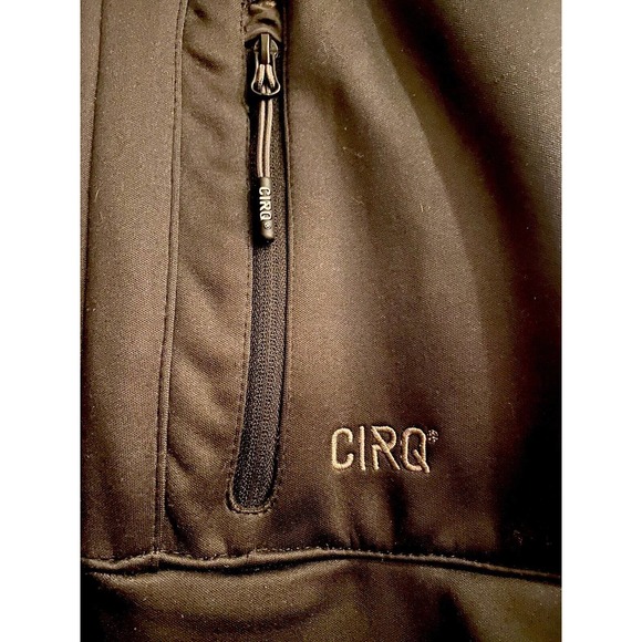 CIRQ GEAR Waterproof Soft Shell Snowboard Ski JACKET Kuhl Coat Men’s MED Black - Picture 2 of 6